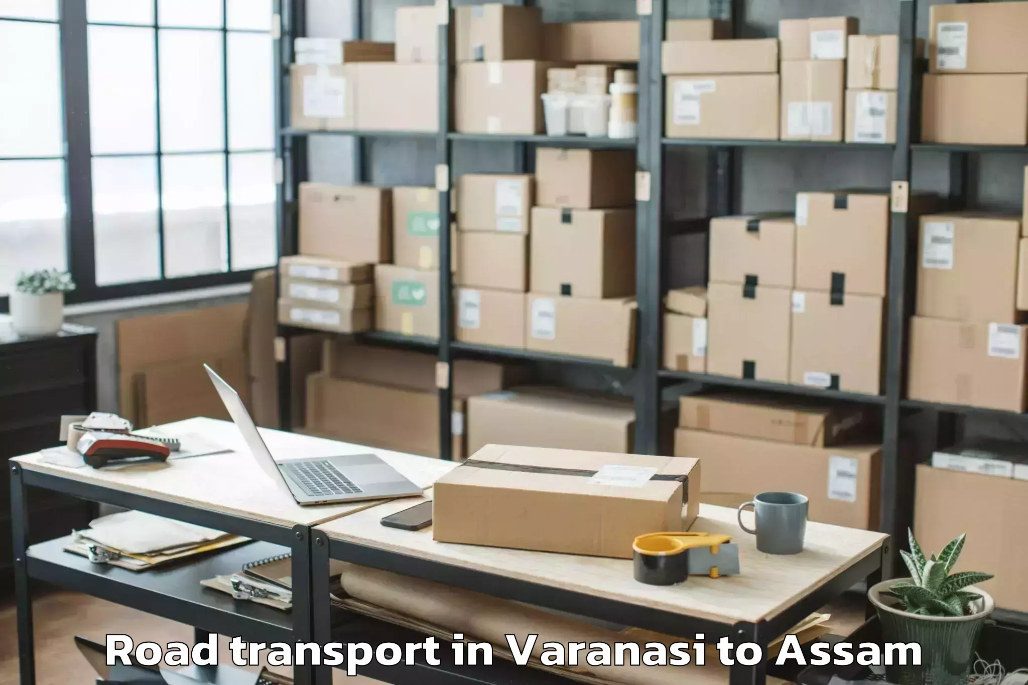 Varanasi to Demow Road Transport Booking